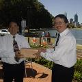 2004: Lunch function for Mr Zhou Shouwei, President of CNOOC Ltd. Mr John Banner President of NWS Australia LNG, Perth WA